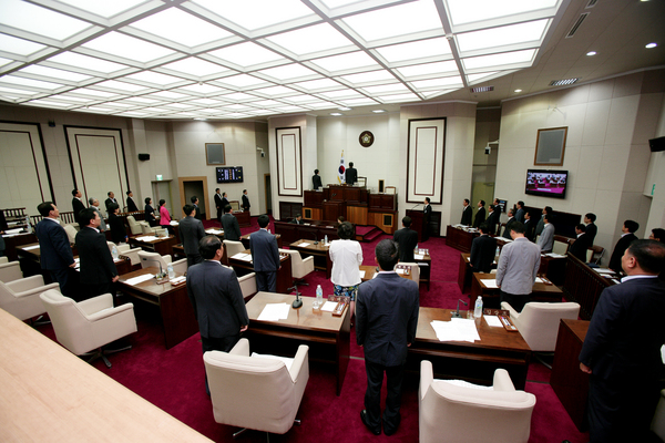 제178회 임시회 개회식