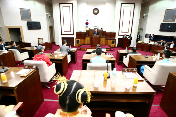 대만 쭝리시 부시장일행 의회방문