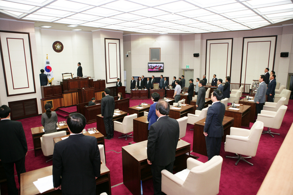 제181회 임시회 개회식