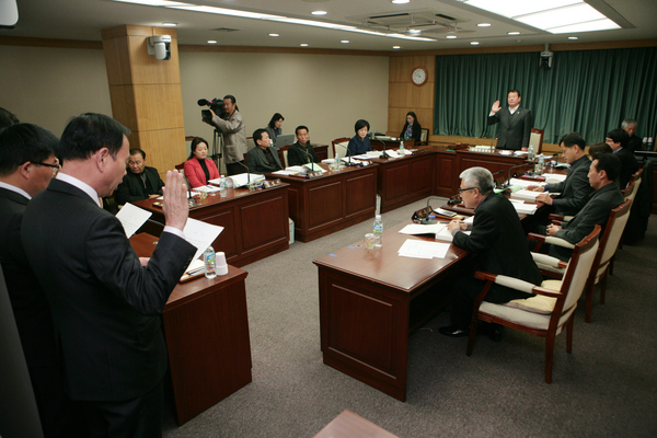 제183회 정례회시 산업건설위원회 활동
