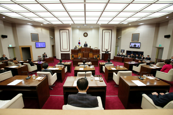 제185회 임시회 개회식