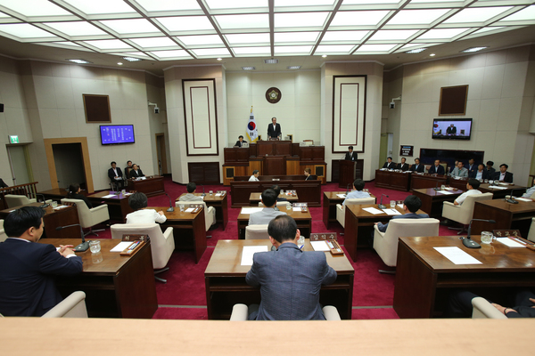 제187회 임시회 개회식