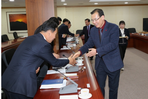 관내 동장과 간담회 개최