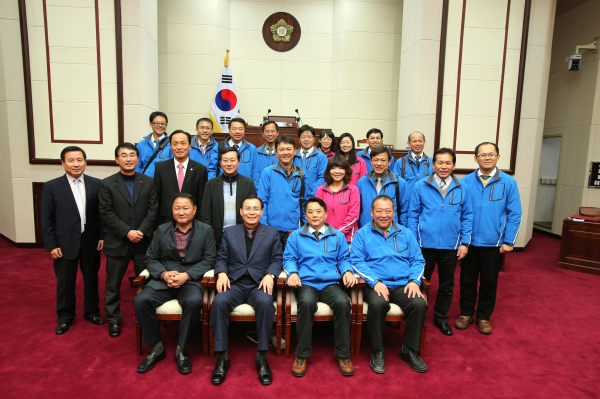 대만 중리시 시장일행 의회 방문