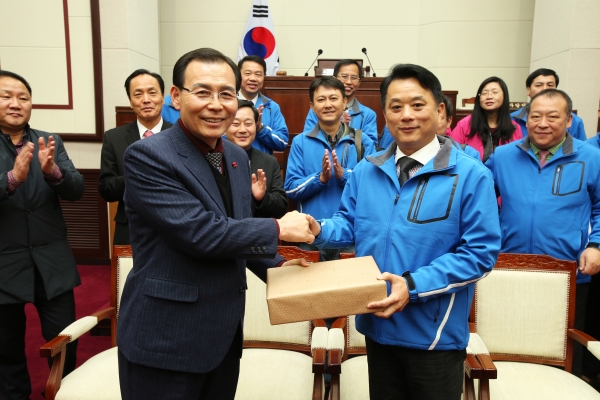 대만 중리시 시장일행 의회 방문