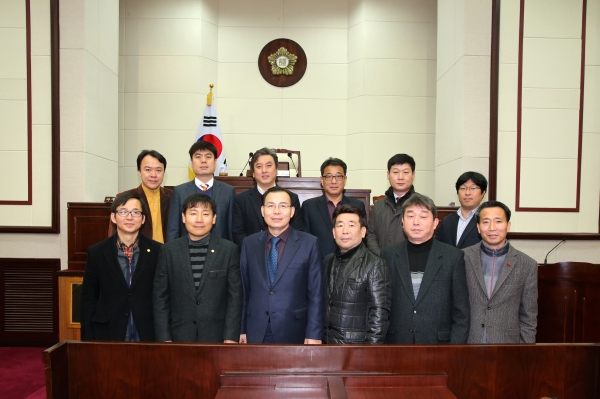 구미회 회장단 일행 의회 방문