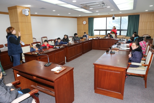 원호한누리타운 새마을문고 어린이 의회방문