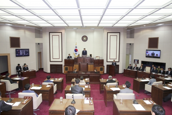 제195회 임시회 개회식