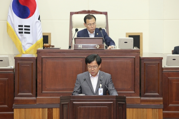 제196회 임시회 제1차 본회의 활동
