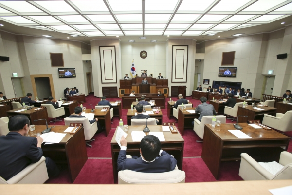 제196회 임시회 제1차 본회의 활동