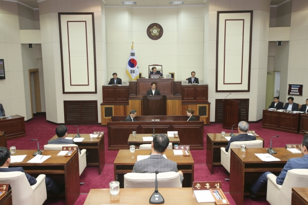 제199회 임시회 제1차 본회의 활동