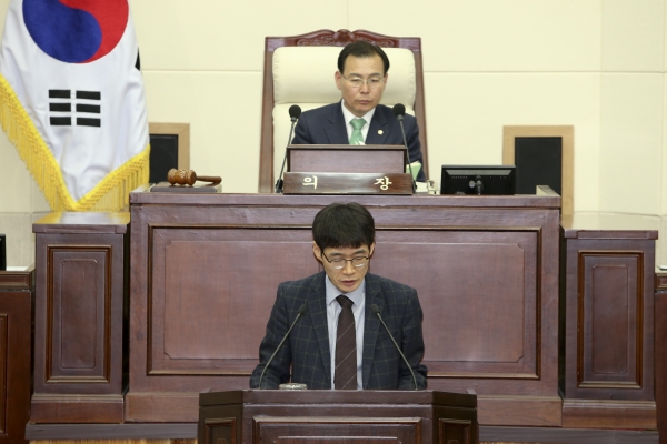 제201회 임시회 제3차 본회의 활동