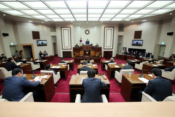 제202회 임시회 제1차 본회의 활동