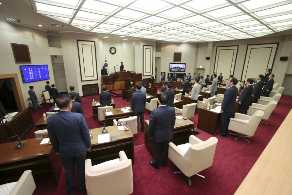 제204회 임시회 개회식