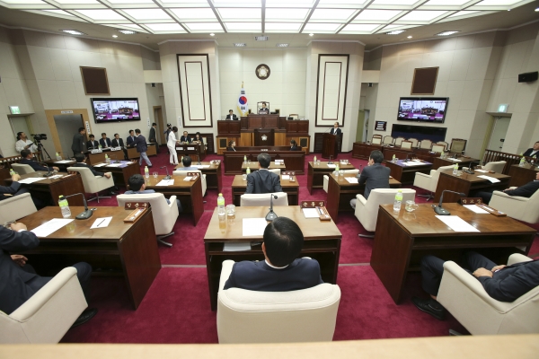제205회 임시회 제1차 본회의 활동