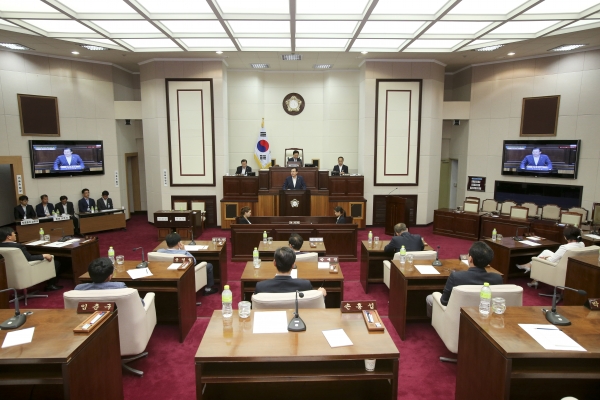 제205회 임시회 제1차 본회의 활동