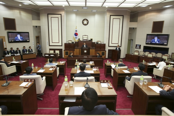 제205회 임시회 제1차 본회의 활동