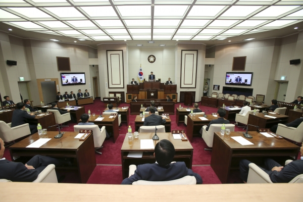 제205회 임시회 제1차 본회의 활동