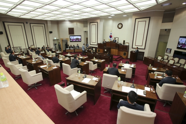 제205회 임시회 제1차 본회의 활동
