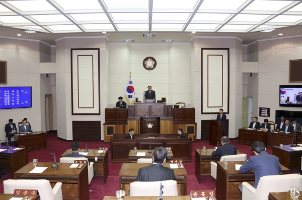 제208회 임시회 개회식