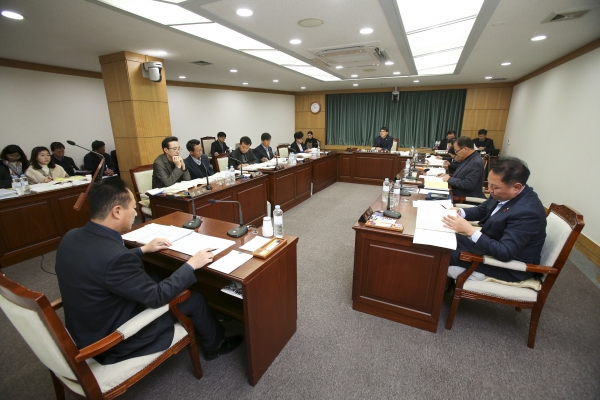 제209회 정례회 산업건설위원회 활동