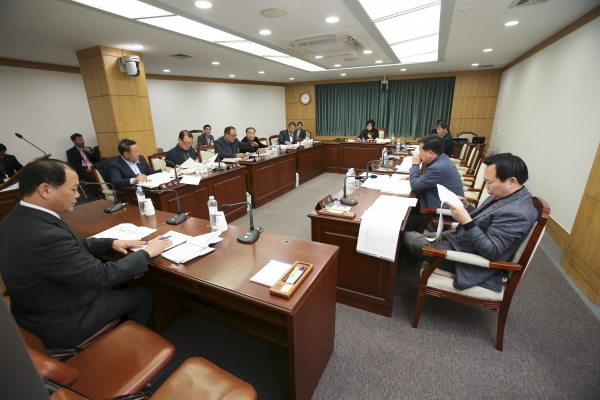 제209회 정례회 예산결산특별위원회 활동