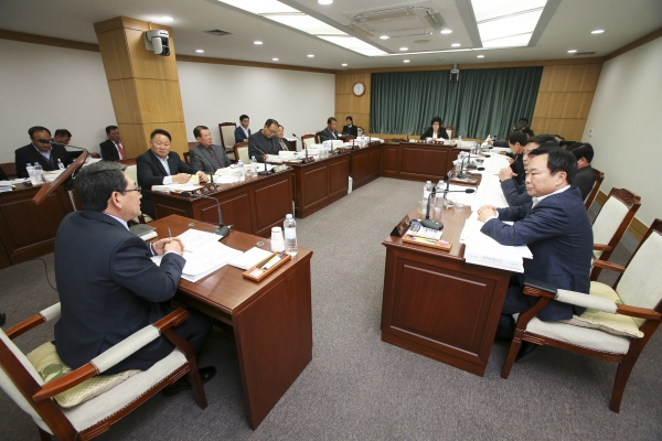 제209회 정례회 예산결산특별위원회 활동