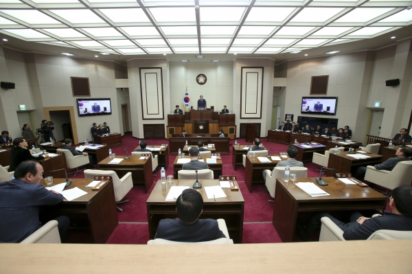 제209회 정례회 제3차 본회의 활동