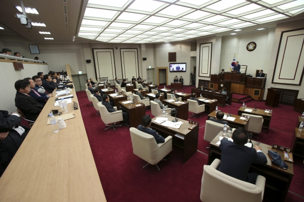 제209회 정례회 제3차 본회의 활동