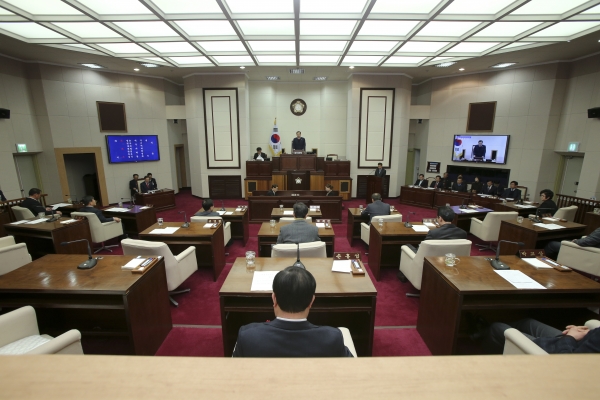 제210회 임시회 개회식