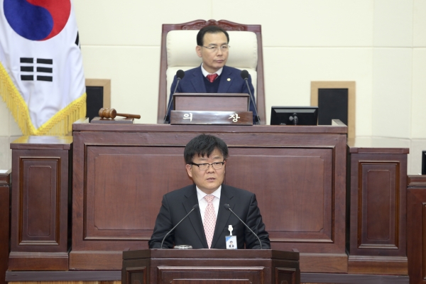 제210회 임시회 제1차 본회의 활동