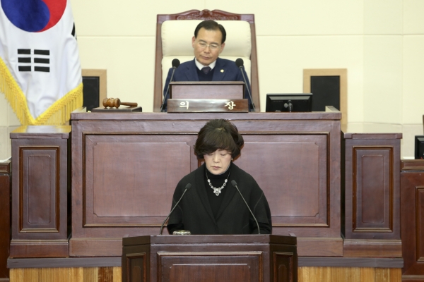 제210회 임시회 제3차 본회의 활동