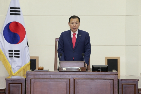 제212회 임시회 개회식