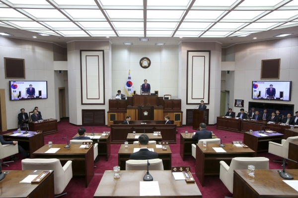 제212회 임시회 개회식