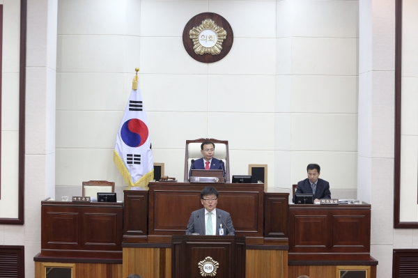 제212회 임시회 제1차 본회의 활동