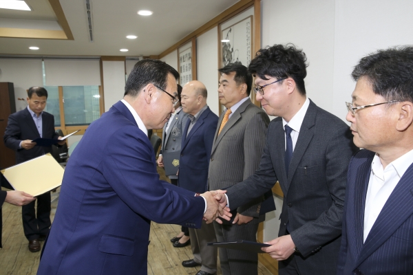 2016년도 회계결산 검사위원 위촉식