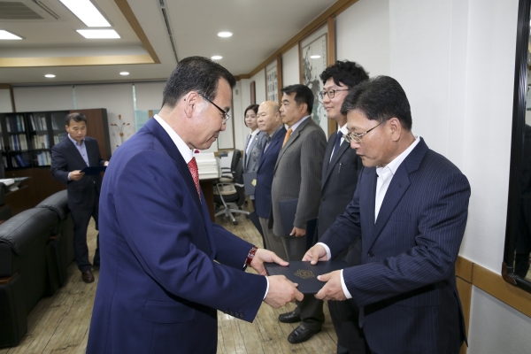 2016년도 회계결산 검사위원 위촉식