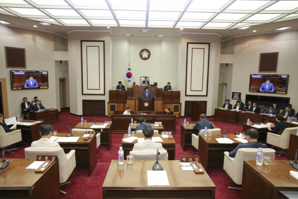 제214회 구미시의회 제1차 정례회시 제1차 본회의 활동
