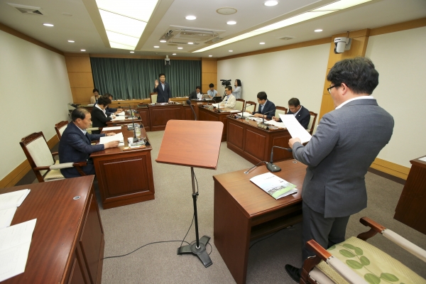제214회 정례회 의회운영위원회 소관 행정사무감사 활동