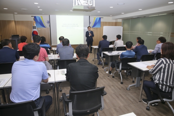 제214회 정례회시 무을면 가품피해지역 현장방문
