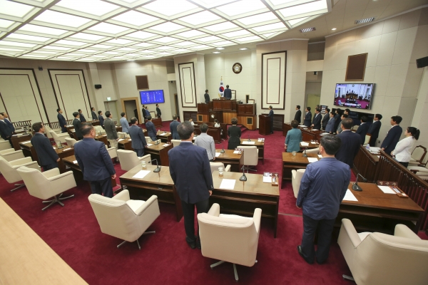 제215회 임시회 개회식