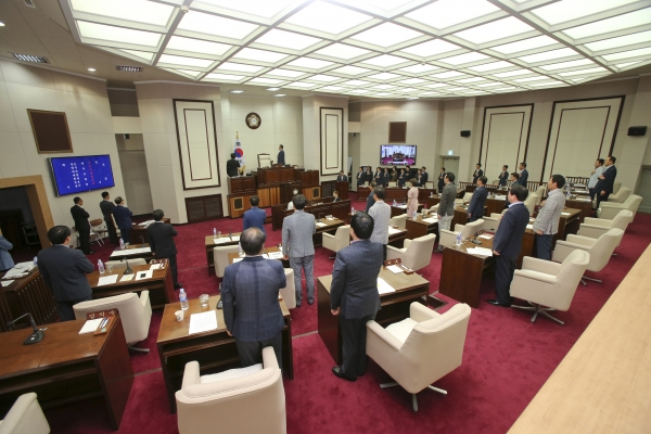 제216회 임시회 개회식