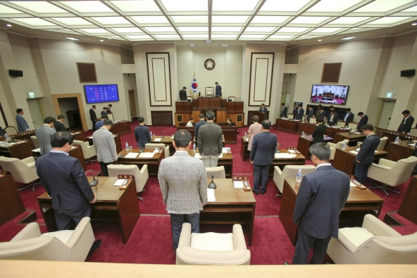 제216회 임시회 개회식