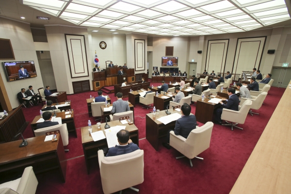 제216회 임시회 제1차 본회의 활동