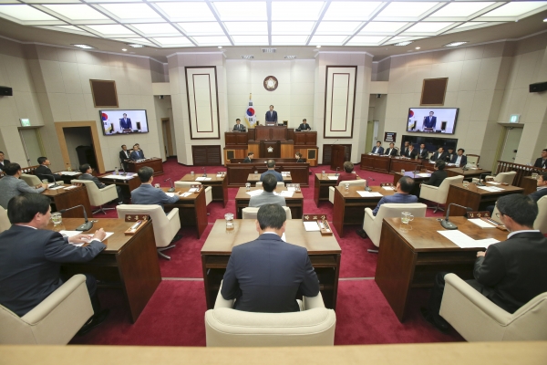 제217회 임시회 제1차 본회의 활동