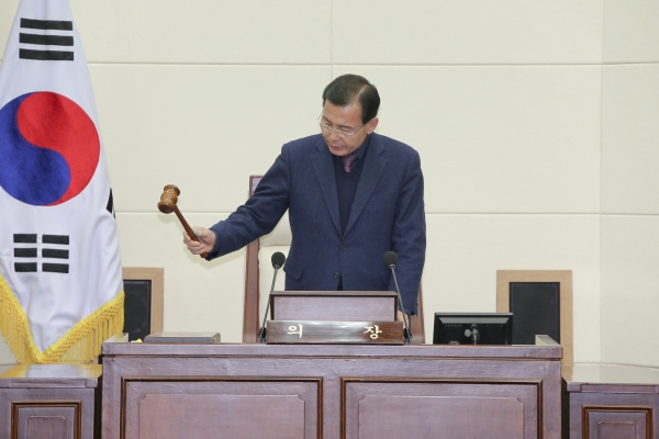 제218회 정례회 제1차 본회의 활동