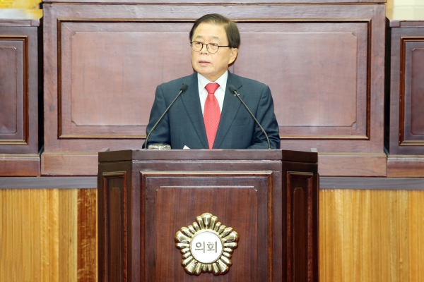 제218회 정례회 제1차 본회의 활동