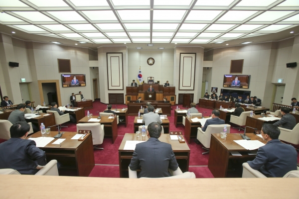 제218회 정례회 제1차 본회의 활동