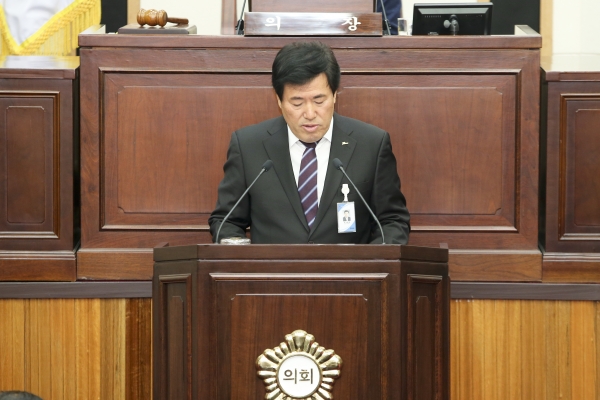 제218회 정례회 제1차 본회의 활동