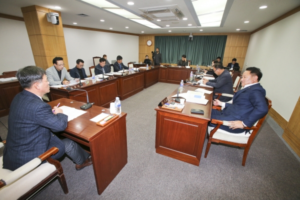 제218회 정례회 산업건설위원회 활동